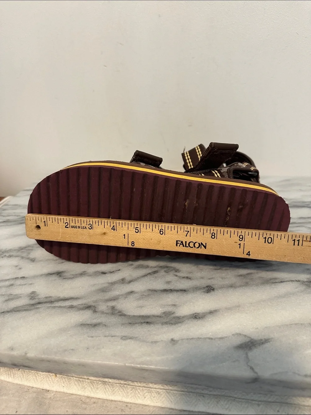 Coach Signature Jacquard Sport Sandals unisex size 9.5